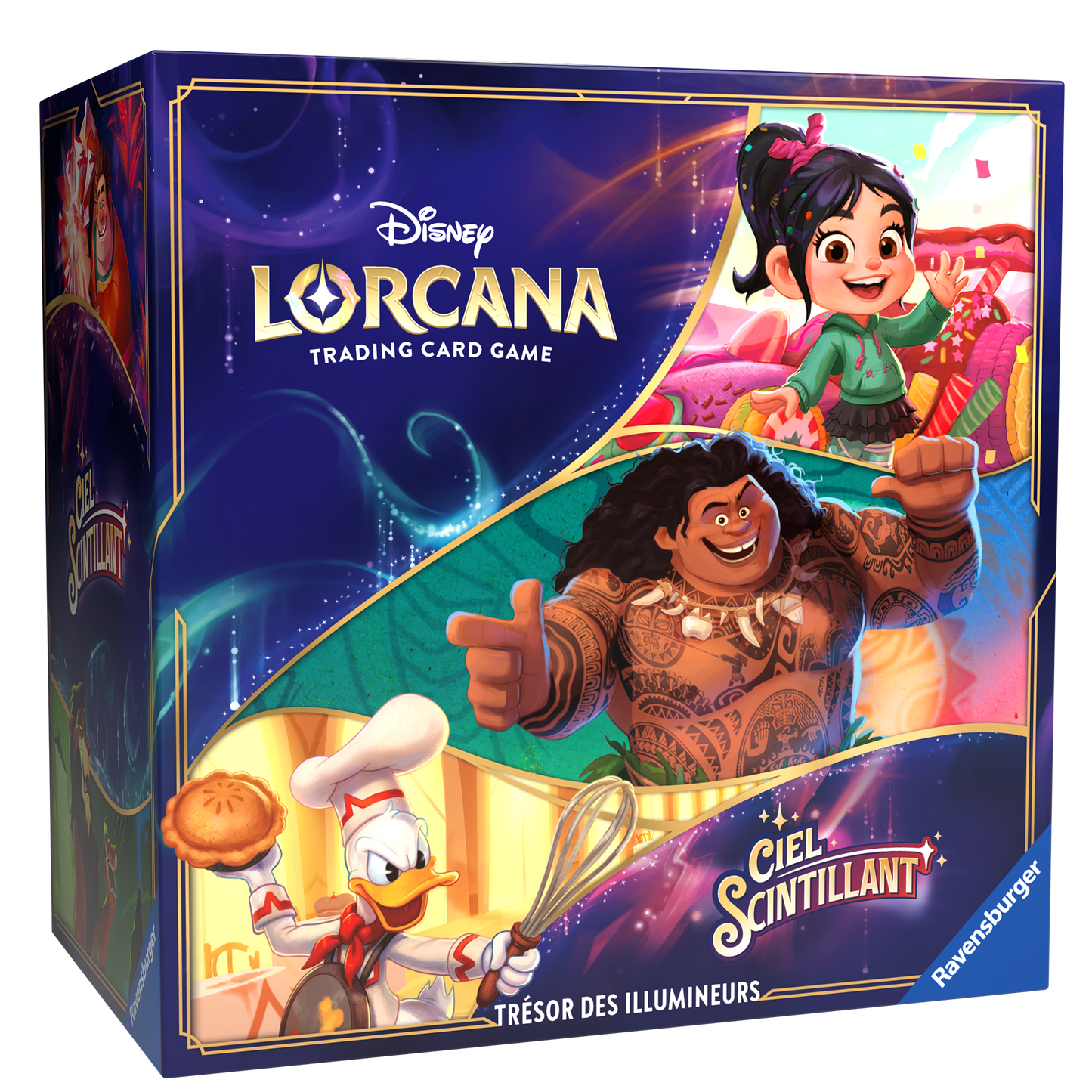 Coffret Collector – Disney – Lorcana – Trove Pack – Trésors des Illumineurs – Ciel Scintillant – Chapitre 5 – FR