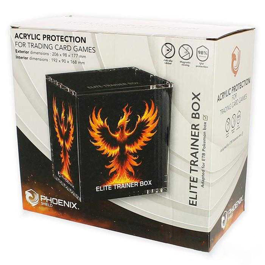 Boîte de Protection Acrylique – Elite Trainer Box (Phoenix Shield)