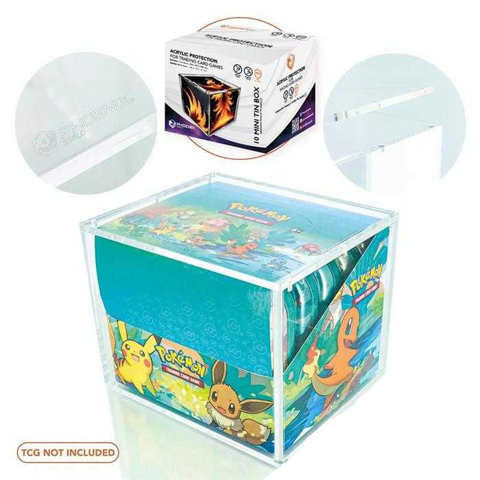 PROTECTION ACRYLIC CASE pour DISPLAY 10 MINI TIN (magnétique)