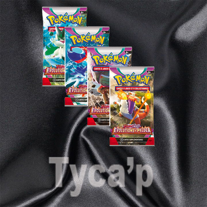 Pokébox cartes à collectionner Pokemon Clamiral, Typhlosion, Archéduc