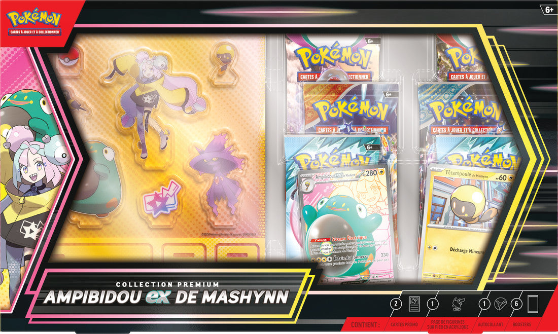 Pokémon - Coffret EX Premium -Collection Ampibidou Ex de Mashynn