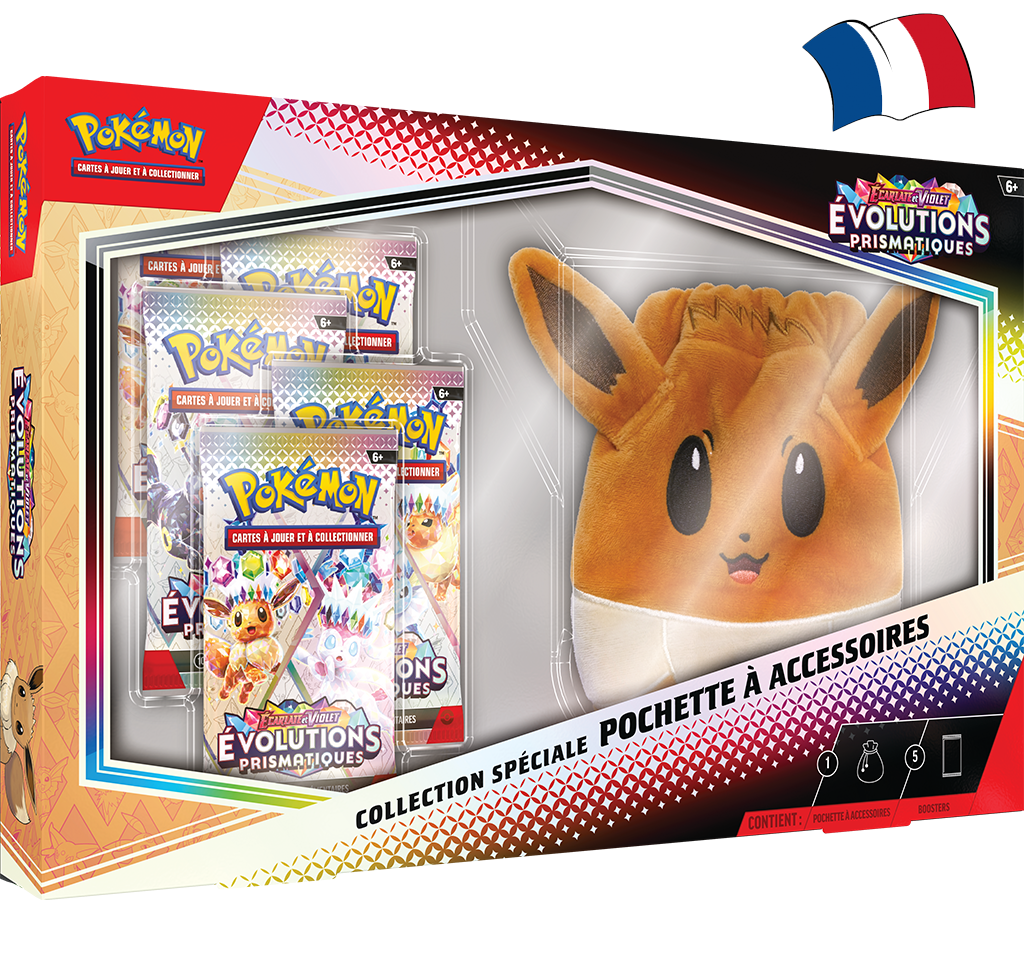 Pokémon - Collection Spéciale Pochette à accessoire Évolutions Prismatiques EV8.5 - FR