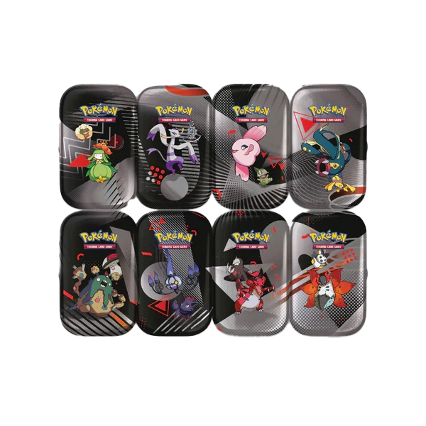 Pokémon - Display Scellé 8 Mini Tin Unova Foudre Noire et Flamme Blanche EV10.5 - FR
