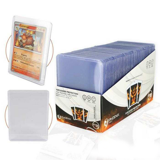 PROTECTIONS TOPLOADERS 35PT 3"X4" (X 100) - PHOENIX SHIELD