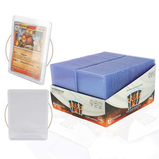 PROTECTIONS TOPLOADERS 35PT 3"X4" (X 200) - PHOENIX SHIELD