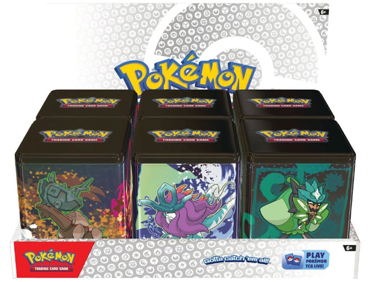 Pokémon - Lot de 3 tin cube Mars 2025 - FR
