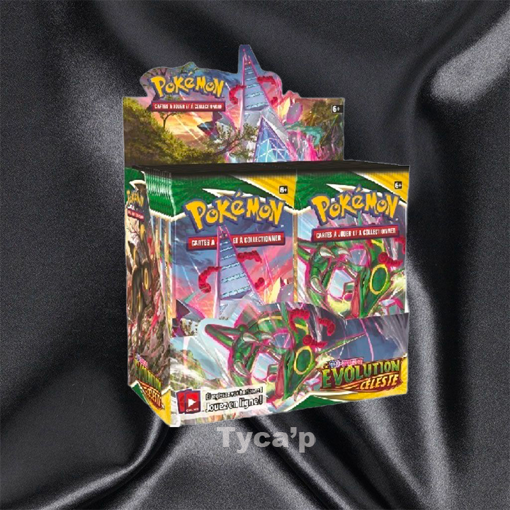 Pokémon- Display évolution céleste EB7 - (fr) protection acrylique inclus
