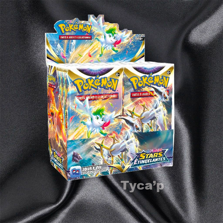 Pokémon - EB09 Stars étincelantes - Display de 36 Boosters (FR)-protection acrylique inclus