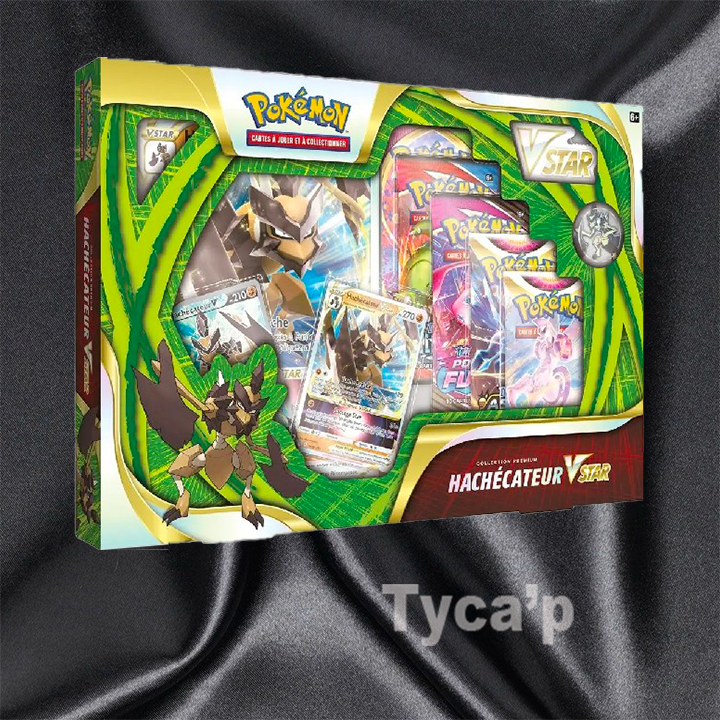 Coffret Pokémon Premium 5 Boosters Hachécateur VStar