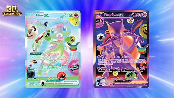 Visuel officiel en anglais de Pokémon TCG 30th Celebration