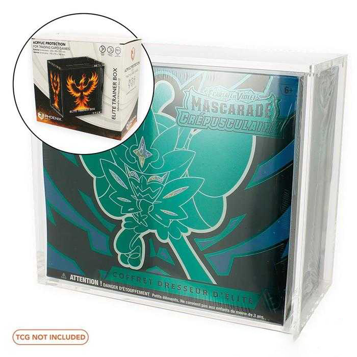 Boîte de Protection Acrylique – Elite Trainer Box (Phoenix Shield)