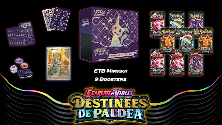 Pokémon - Coffret Dresseur d'élite -ETB- EV4.5 - Destinées de Paldea