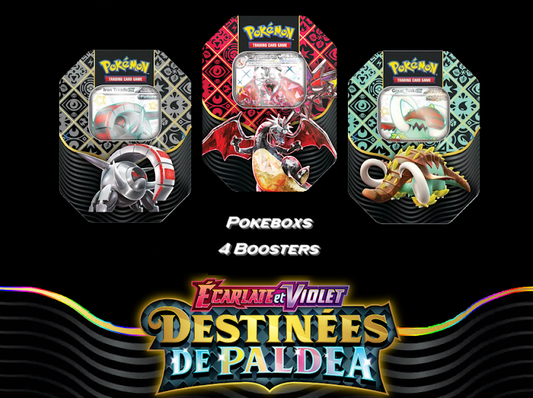 Pokémon - Pokebox X 3 - EV4.5 - Destinées de Paldea