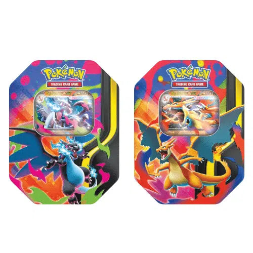 Pokémon - Lot de 2 Pokébox – Méga Dracaufeu X Ex – Méga Dracaufeu Y Ex – FR