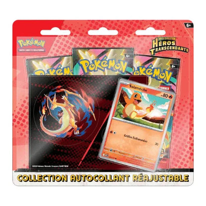 Pokémon - 2 Tri pack – Héros Transcendants ME2.5  – Salamèche – Fantominus – FR
