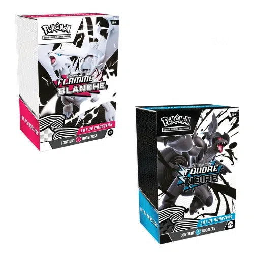 Pokémon - Lot des 2  Bundle  EV10.5 – Flamme Blanche – Foudre Noire – FR