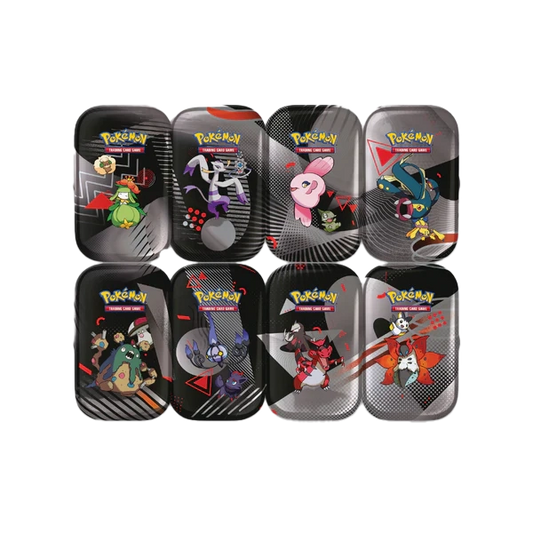 Pokémon - Display Scellé 8 Mini Tin Unova Foudre Noire et Flamme Blanche EV10.5 - FR