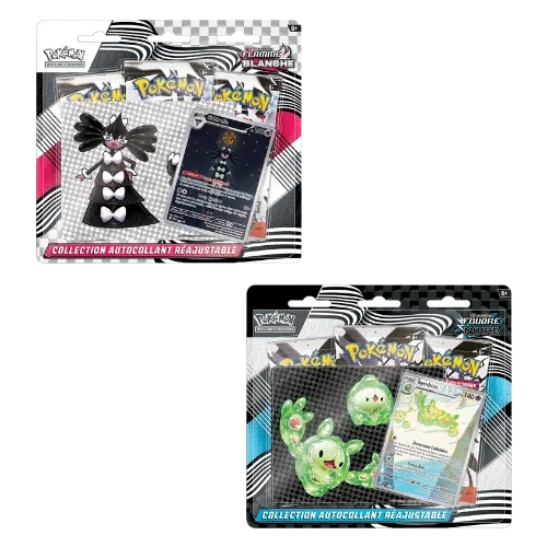 Pokémon - Lot des 2 Tri Pack – Sidérella – Symbios – EV10.5 – Foudre Noire – Flamme Blanche – FR