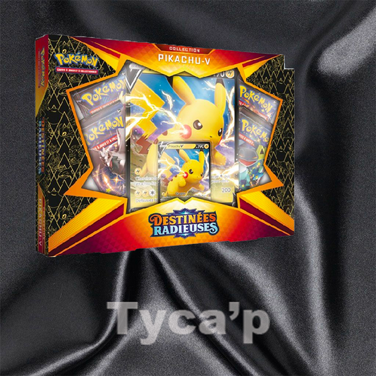 Pokémon - Coffret Pikachu V-4.5 Destinées Radieuses – FR
